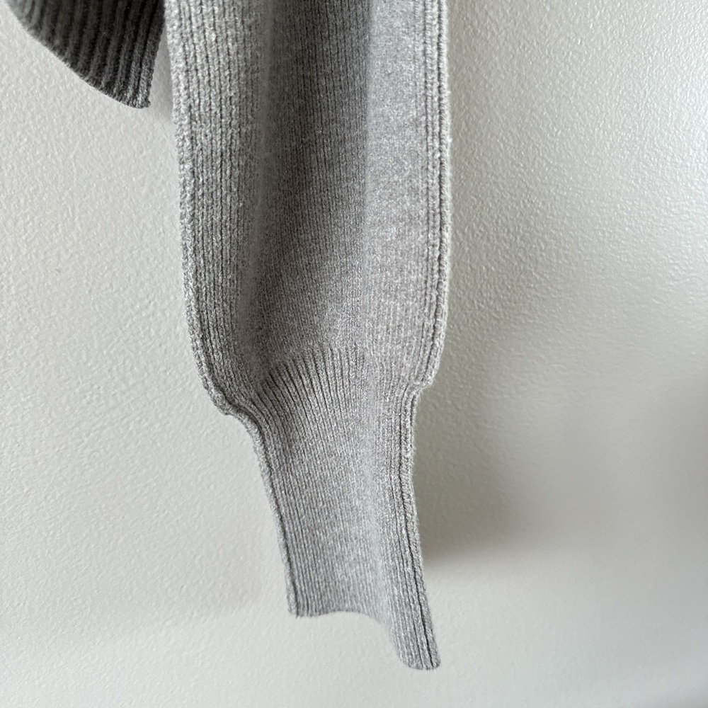 Free People Easy Street Crop Pullover Grey oversized New with tags! - Picture 12 of 16